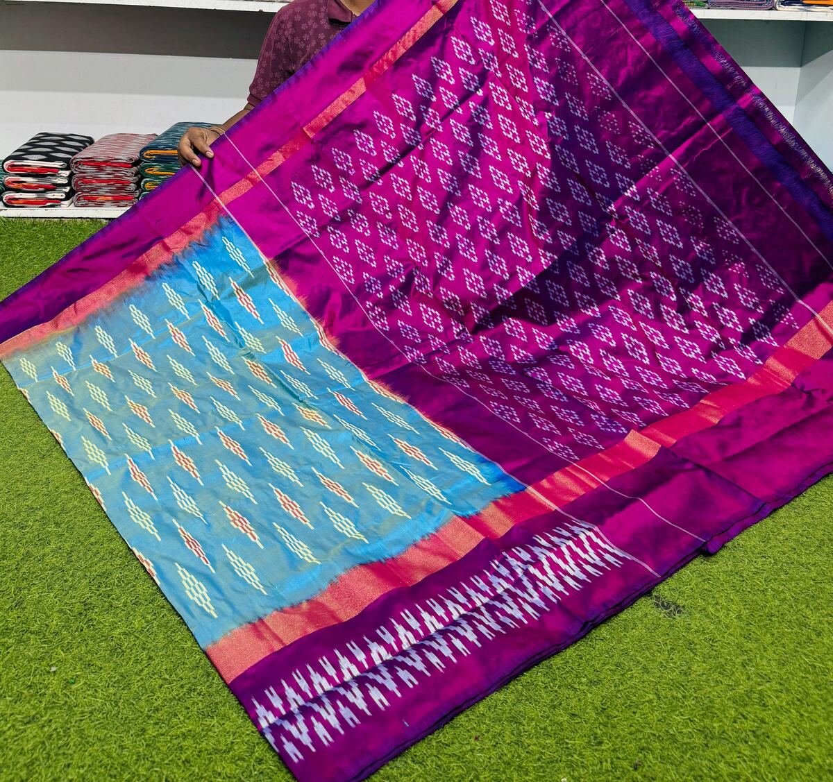 Lightweight Ikat Silk - PSRGG19-LSWBCTDCC-30