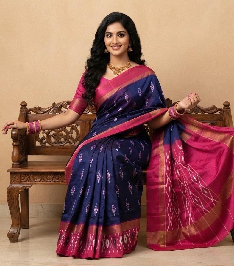 Lightweight Ikat Silk - PSRGL08-LSWBCTDCC-32