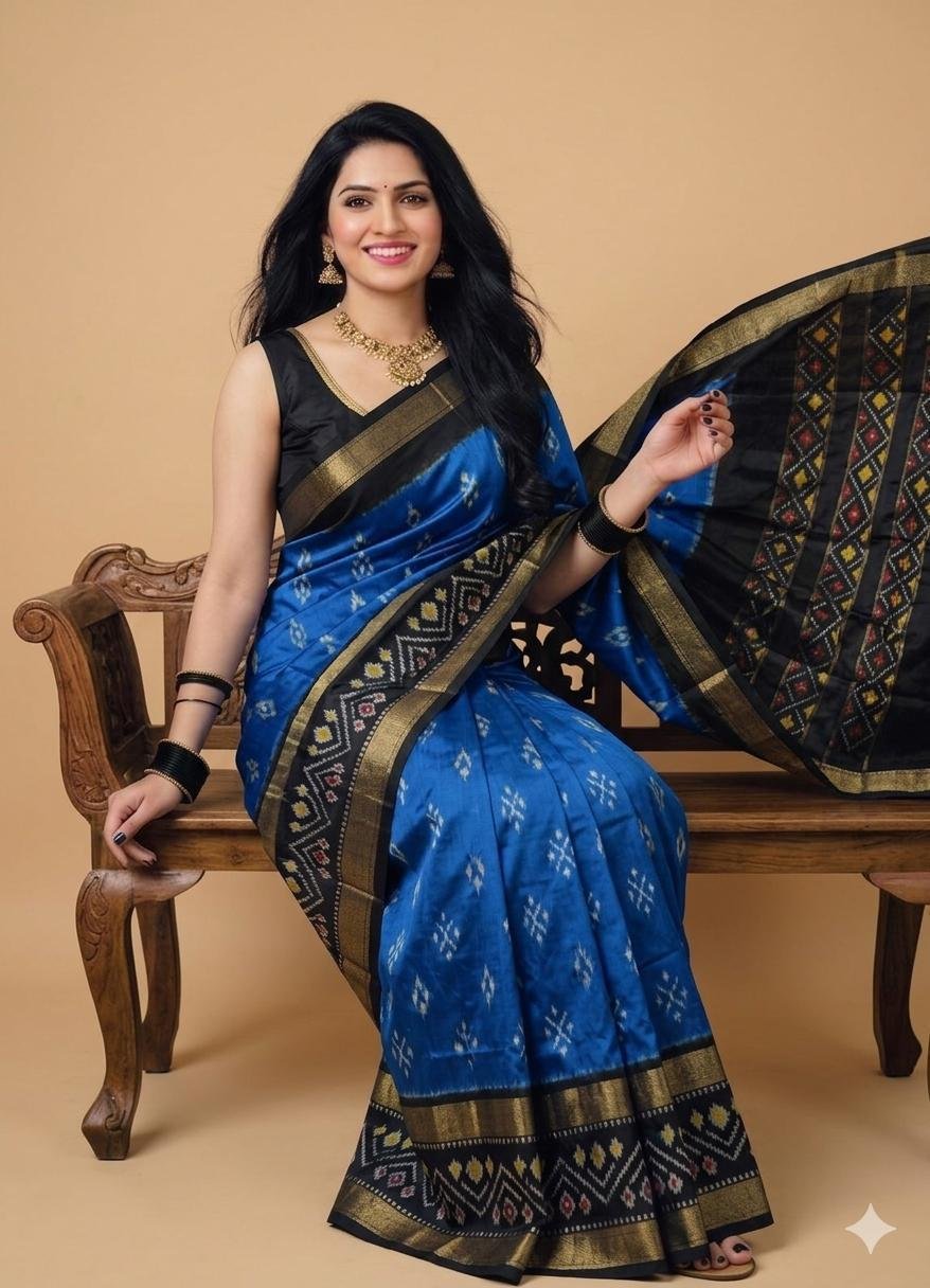 Lightweight Ikat Silk - PSRGL17-LSWBCTDCC-21