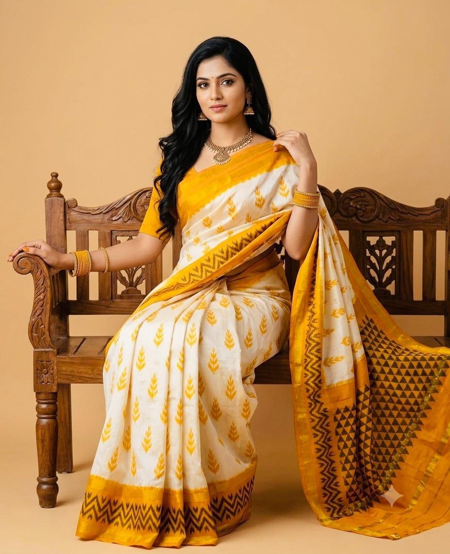 Lightweight Ikat Silk - PSRGL17-LSWBCTDCC-75