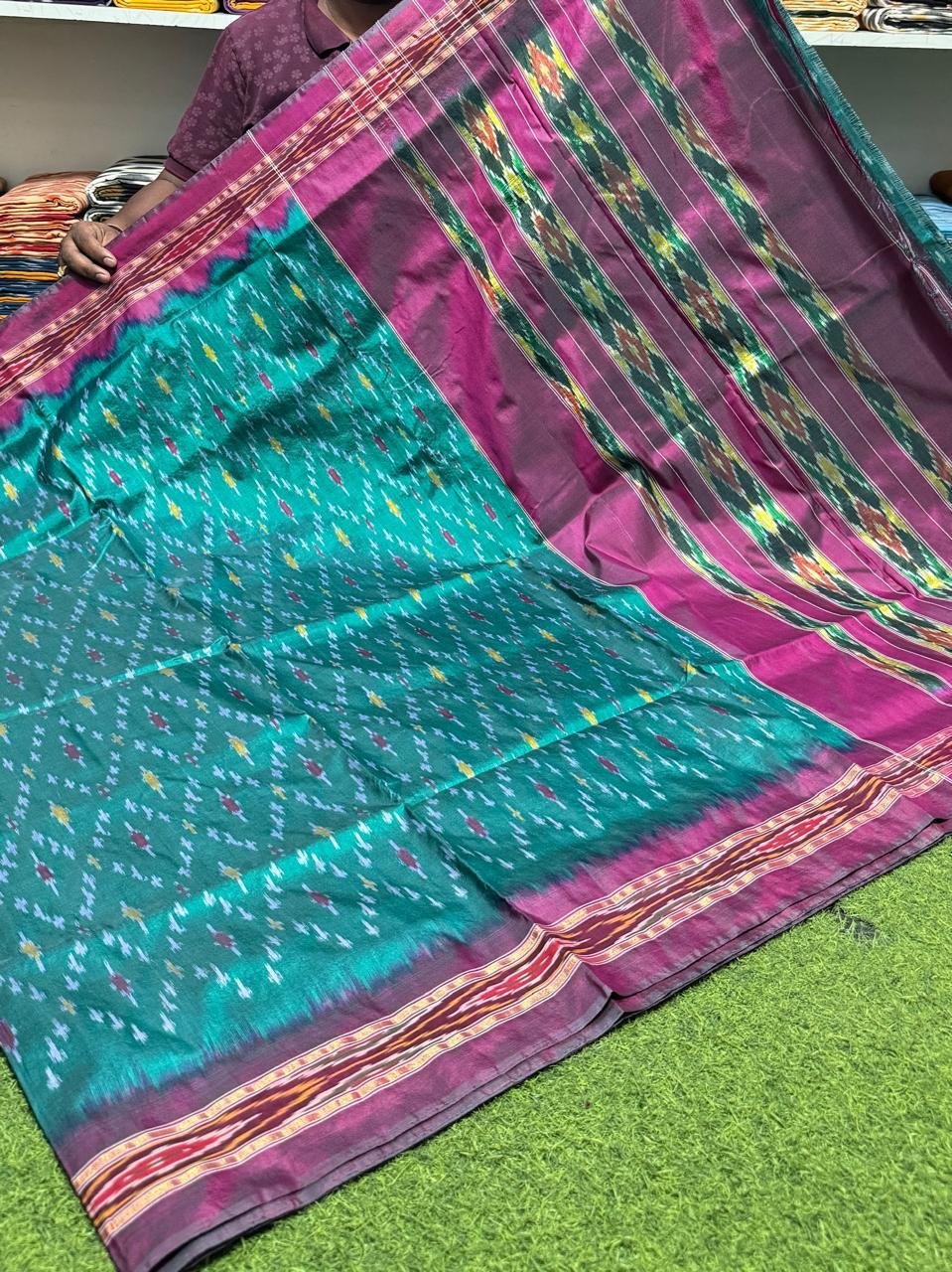 Lightweight Ikat Silk - PSRGL31-LSNBCSSDC-18