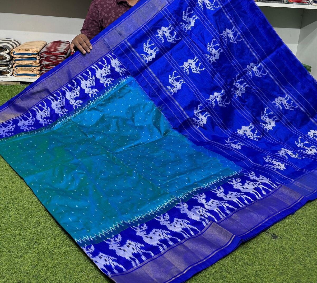 Lightweight Ikat Silk - PSRGN04-LSWBDTDDC-08