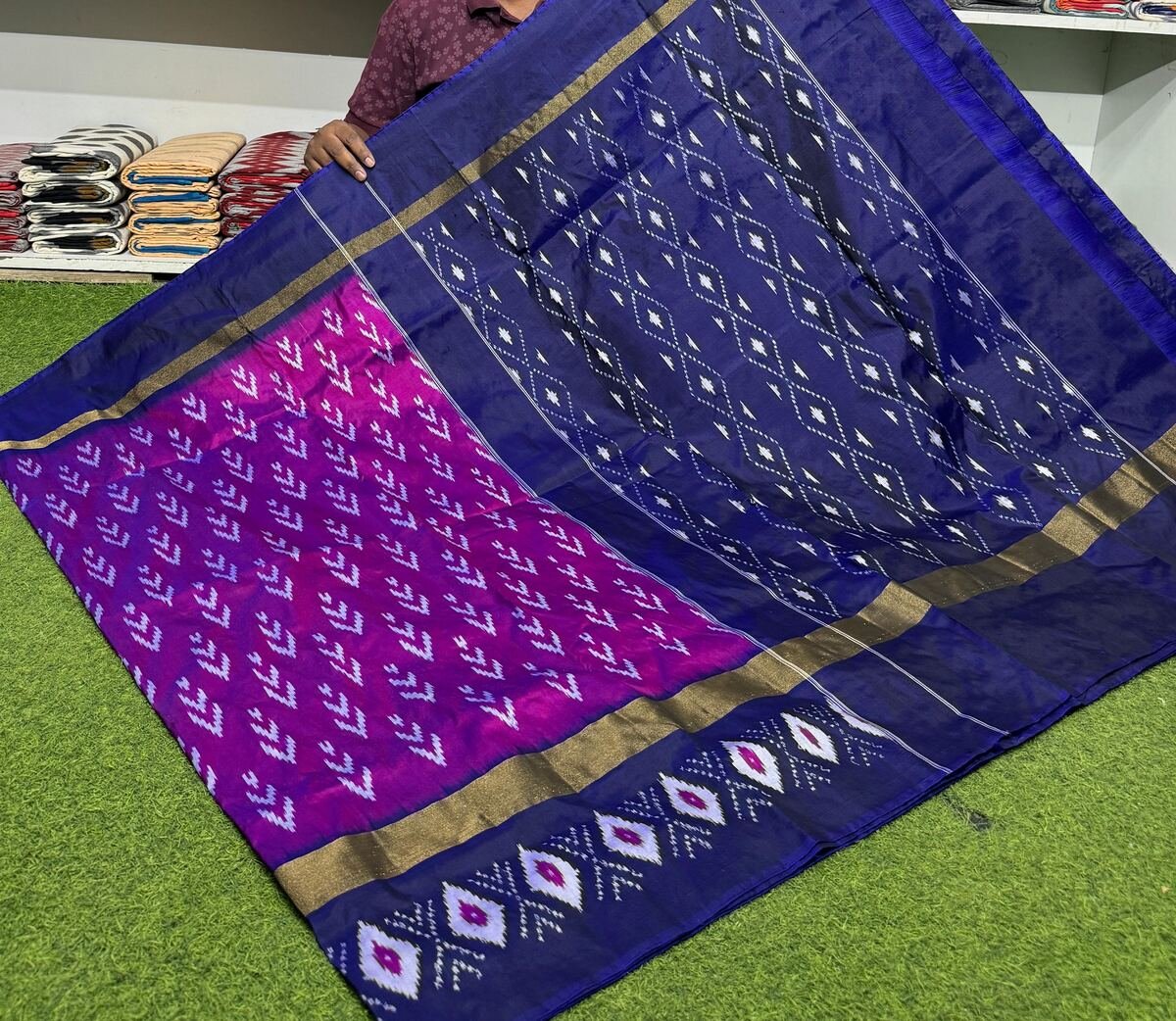 Lightweight Ikat Silk - PSRGN04-LSWBDTDDC-14