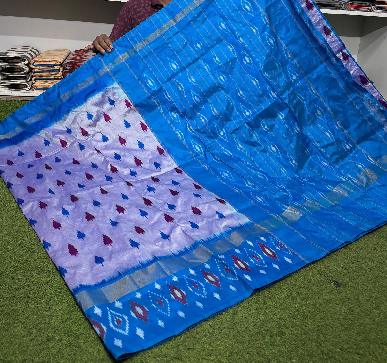 Lightweight Ikat Silk - PSRGN18-LSWBDTDDC-30
