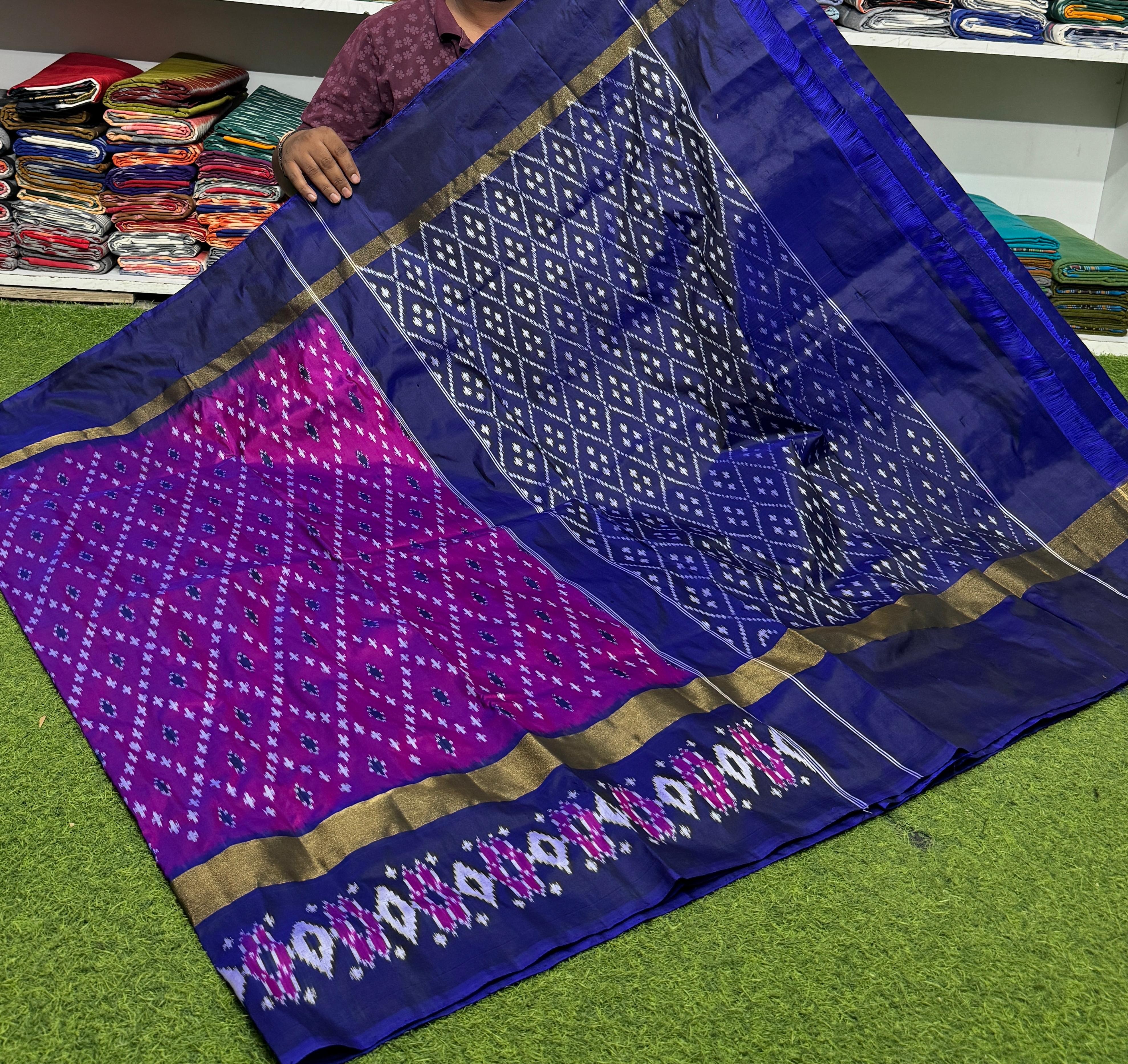 Lightweight Ikat Silk - PSRGN18-LSWBDTDDC-35