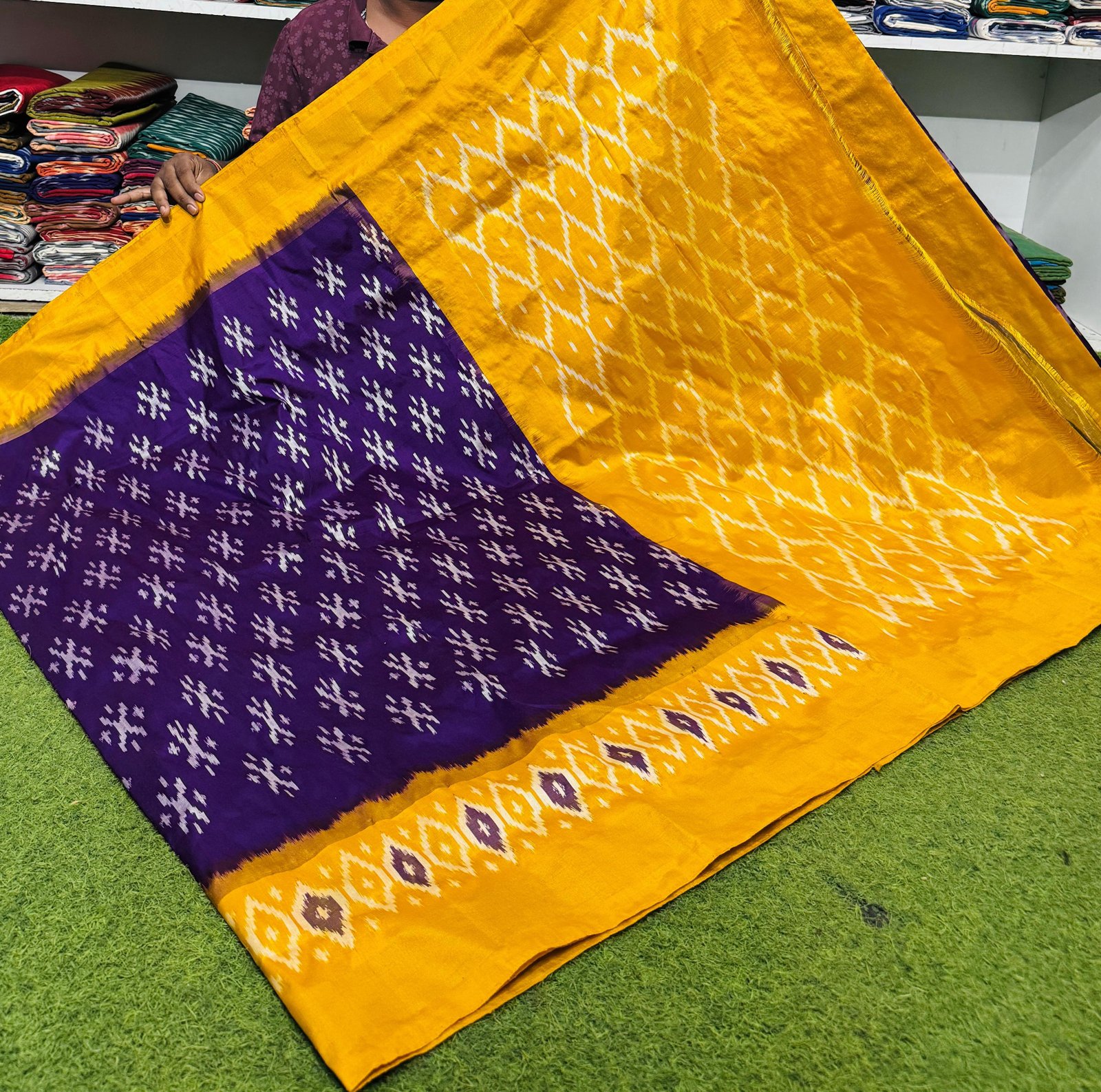 Lightweight Ikat Silk - PSRGN18-LSWBDTDDC-45