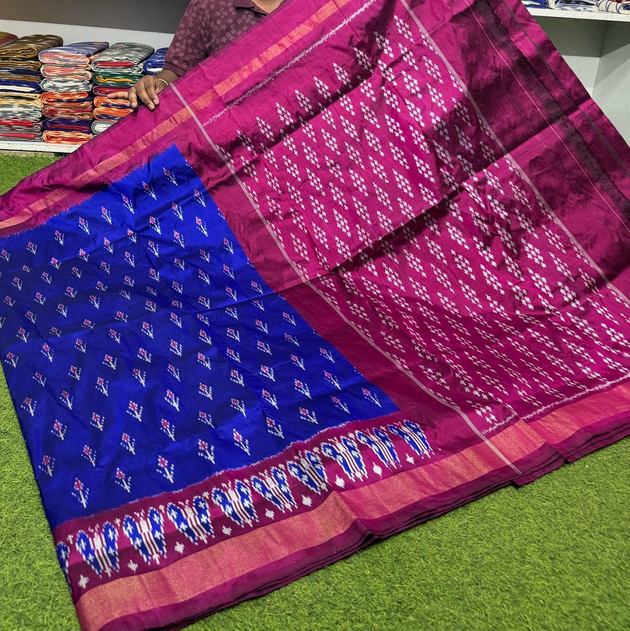 Lightweight Ikat Silk - PSRGN18-LSWBDTDDC-60