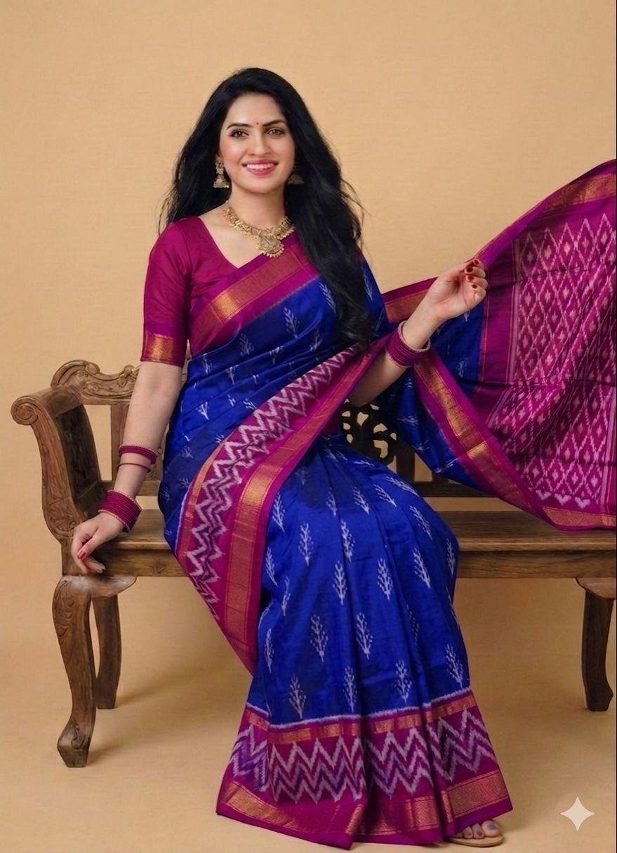 Lightweight Ikat Silk - PSRGN26-LSWBCTDCC-21