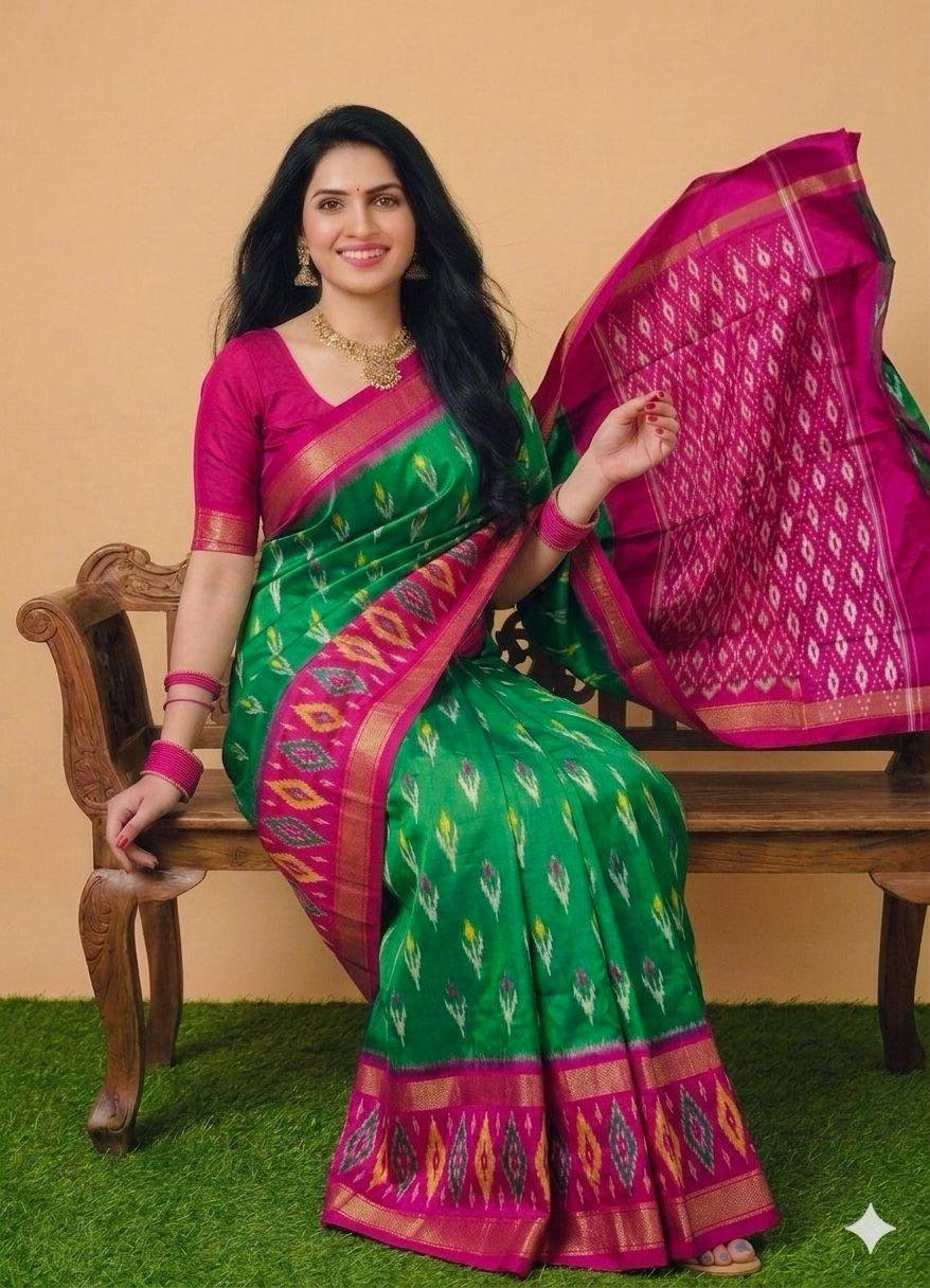 Lightweight Ikat Silk - PSRGN26-LSWBCTDCC-22