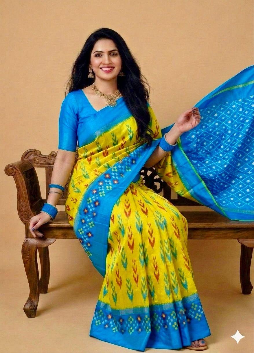 Lightweight Ikat Silk - PSRGN26-LSWBCTDCC-24