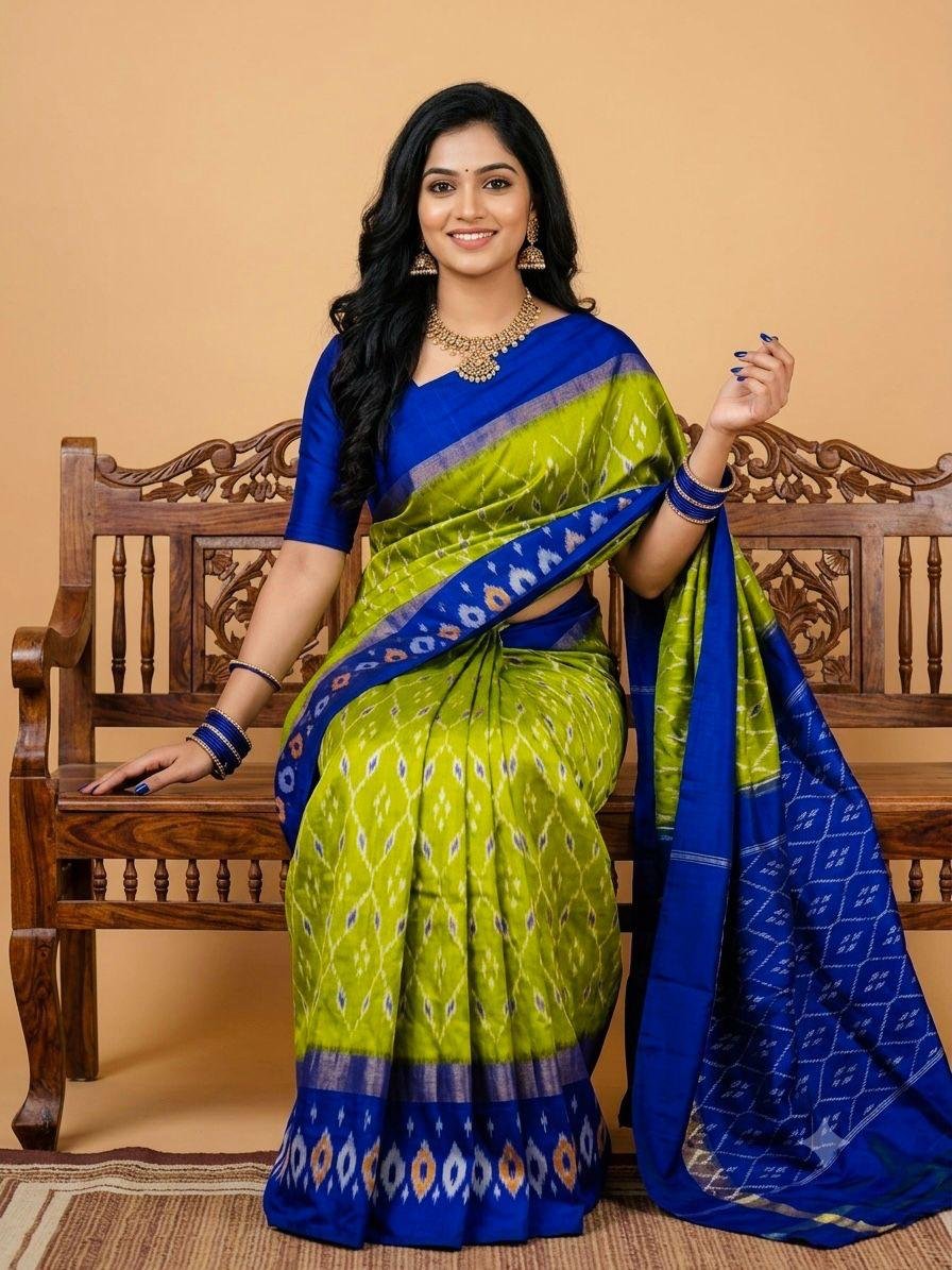 Lightweight Ikat Silk - PSRGN26-LSWBCTDCC-37