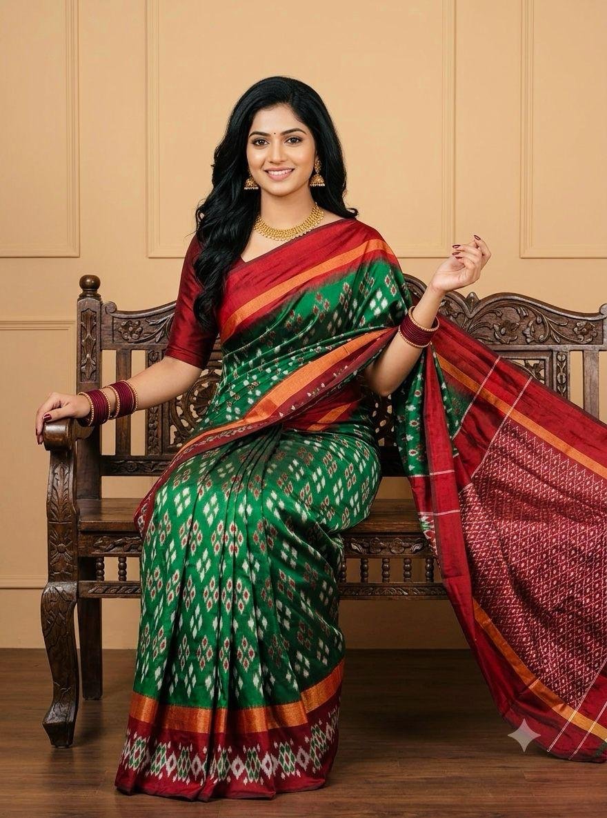 Lightweight Ikat Silk - PSRGN26-LSWBCTDCC-47