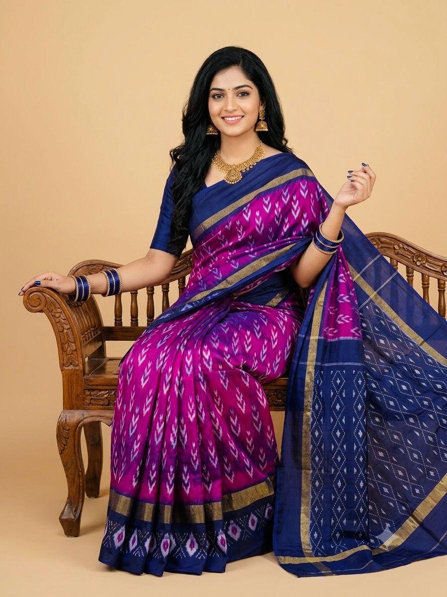 Lightweight Ikat Silk - PSRGN26-LSWBCTDCC-51
