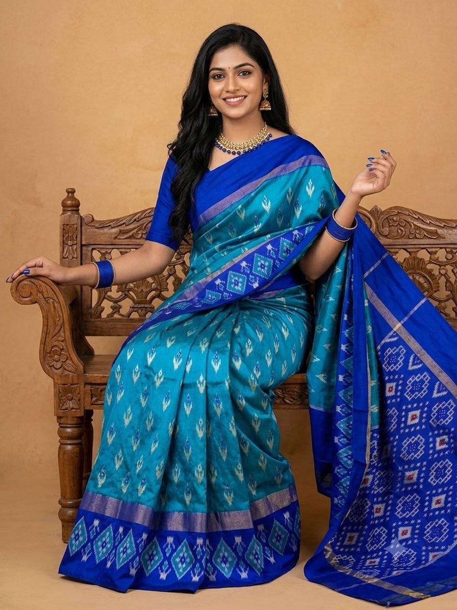 Lightweight Ikat Silk - PSRGN26-LSWBCTDCC-65