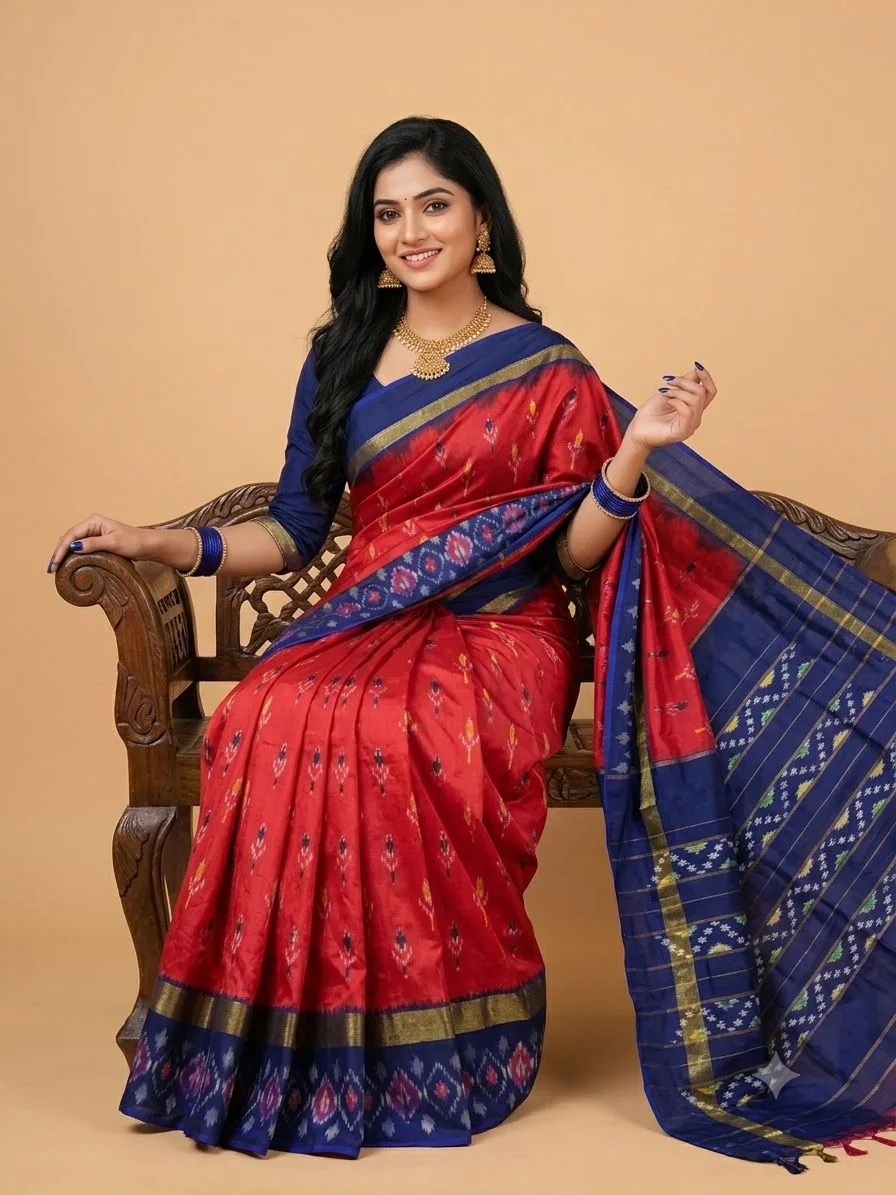 Lightweight Ikat Silk - PSRGN26-LSWBCTDCC-70
