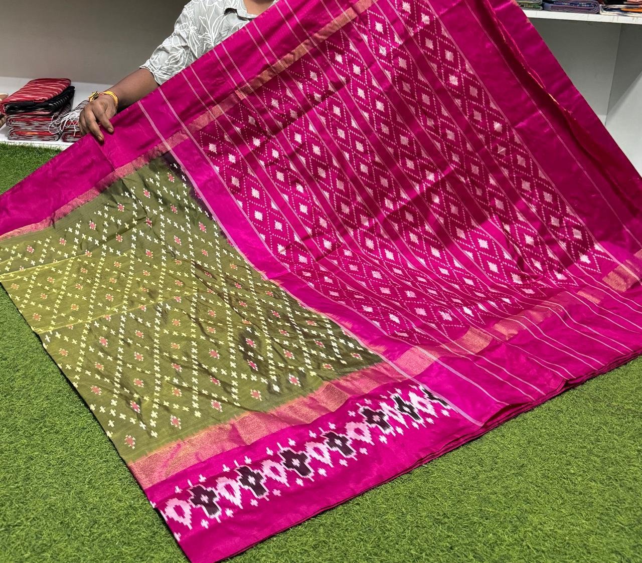 Lightweight Ikat Silk - PSRGO01-LSWBDTZCD-40