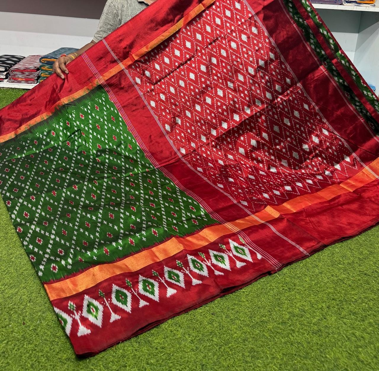 Lightweight Ikat Silk - PSRGO01-LSWBDTZCD-56