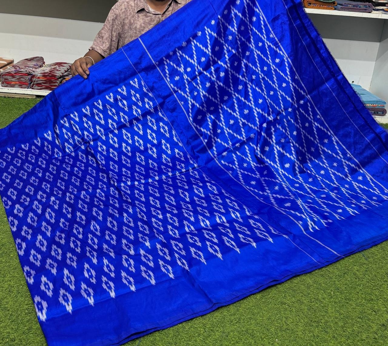 Lightweight Ikat Silk - PSRGO24-LSNBCXZCD-09