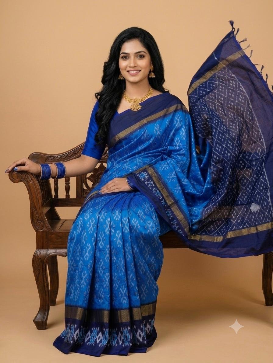 Lightweight Ikat Silk - PSRGS11-LSWBCTZCD-10