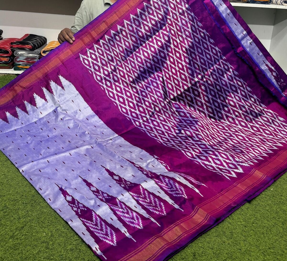 Light Weight Silk Saree - PSRGY25-ILWSDTDDC-16