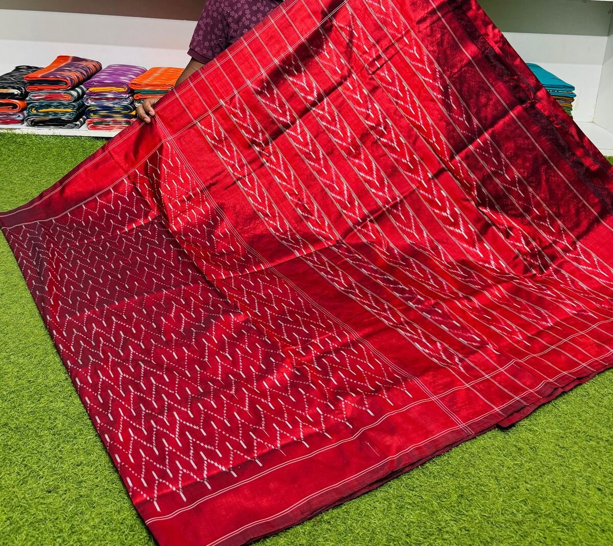 Light Weight Silk Saree - PSRGY25-ILWSDTDDC-23