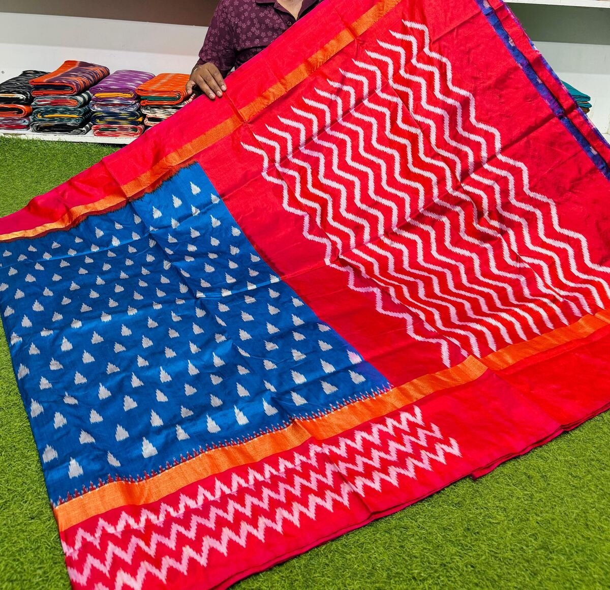 Light Weight Silk Saree - PSRGY25-ILWSDTDDC-32