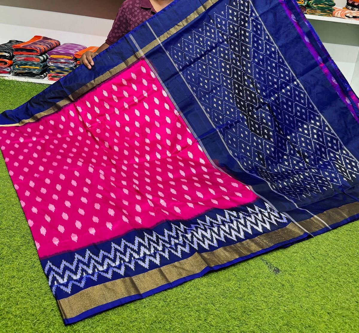 Light Weight Silk Saree - PSRGY25-ILWSDTDDC-45