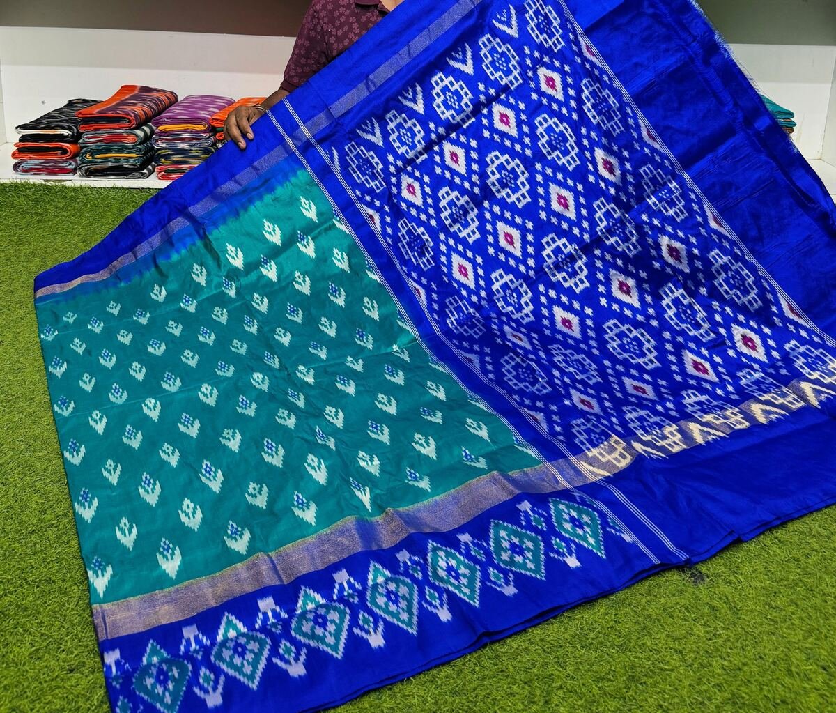 Light Weight Silk Saree - PSRGY25-ILWSDTDDC-47