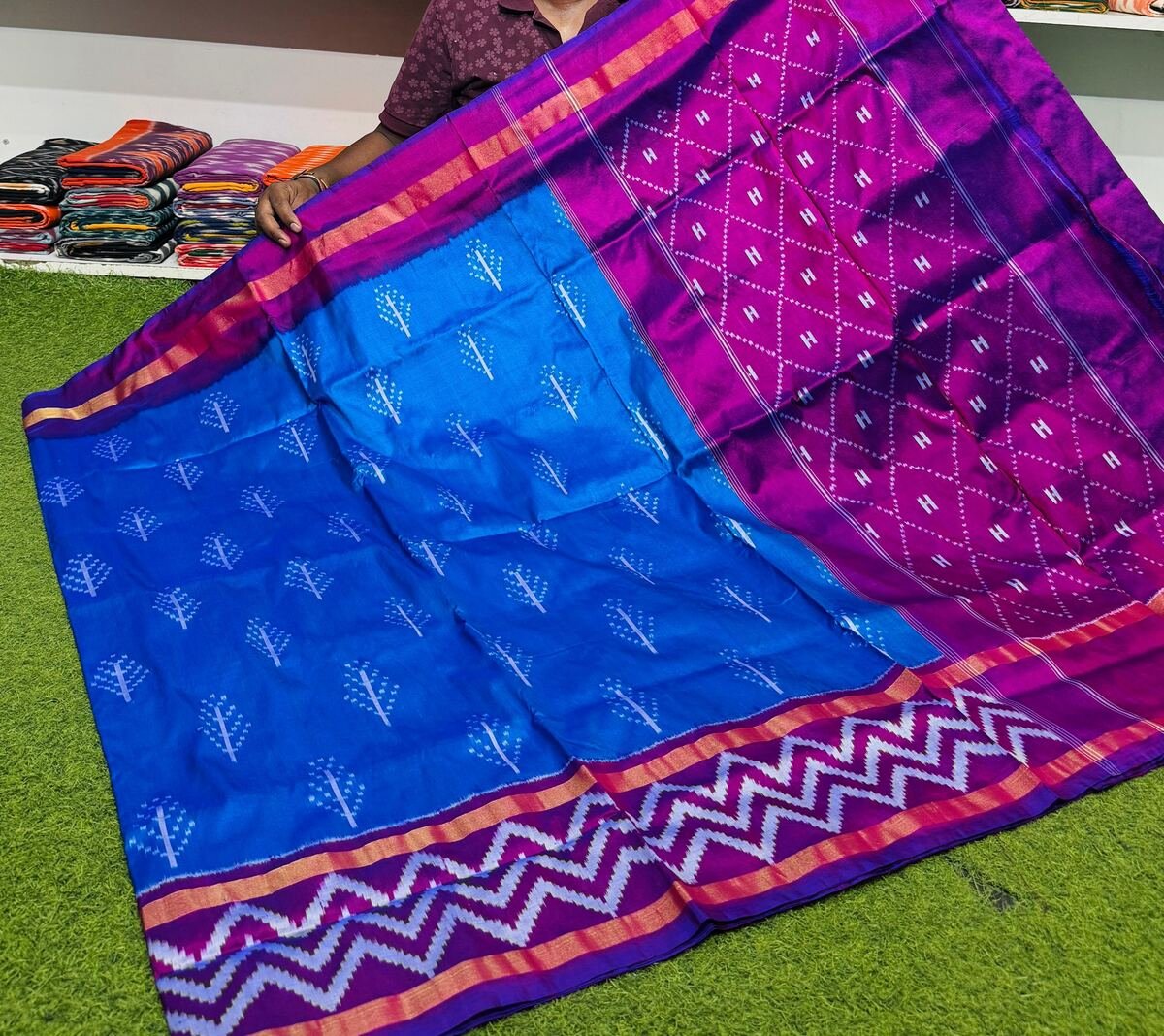 Light Weight Silk Saree - PSRGY25-ILWSDTDDC-48