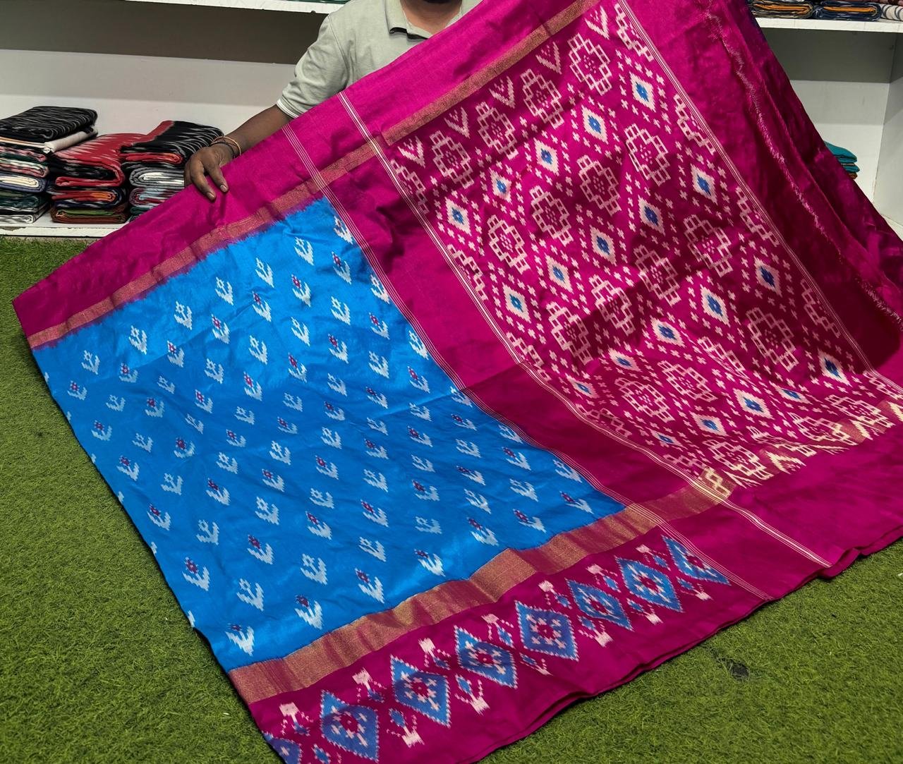 Light Weight Silk Saree - PSRGY25-LSWBDTDDC-19