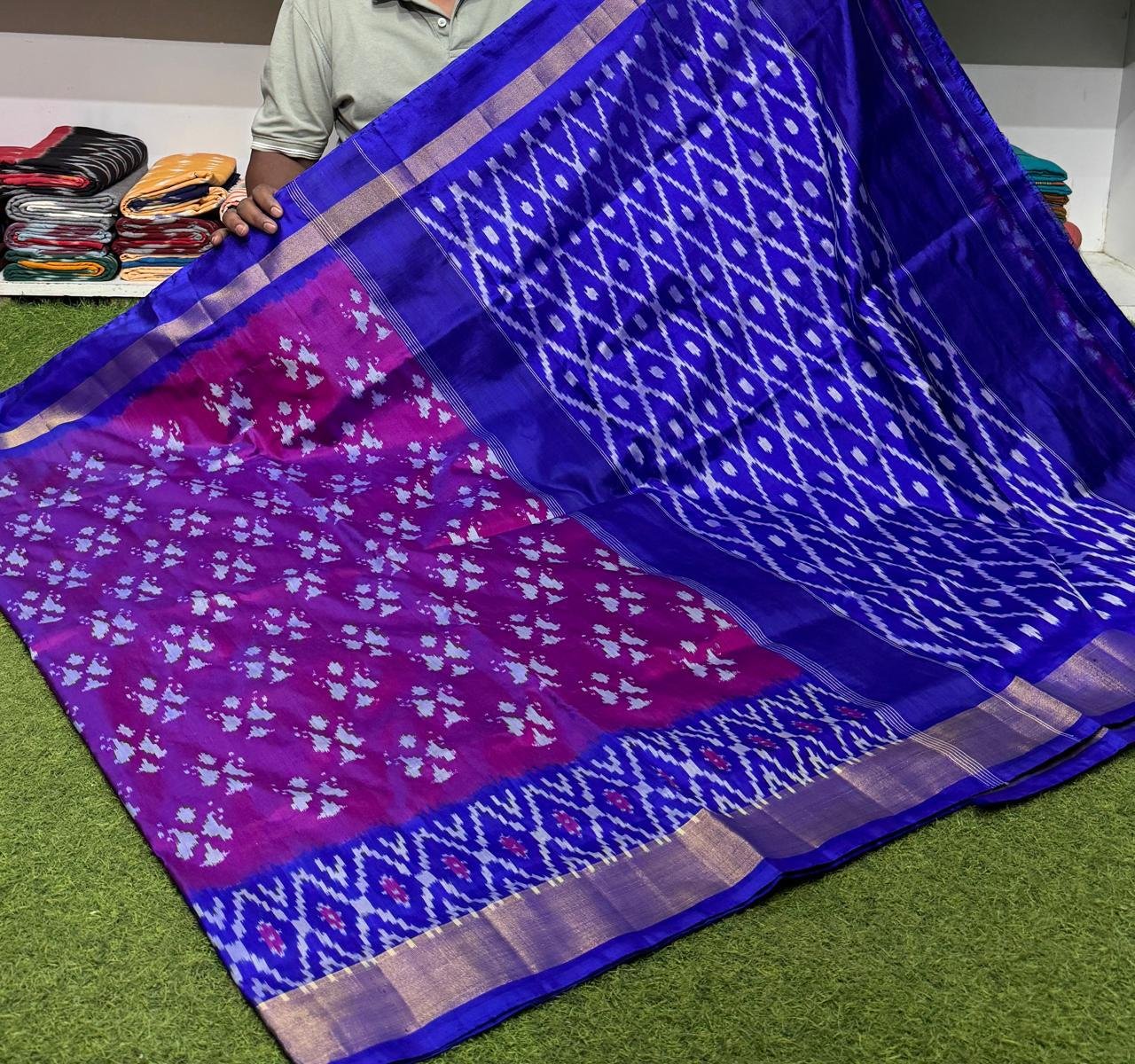 Light Weight Silk Saree - PSRGY25-LSWBDTDDC-25
