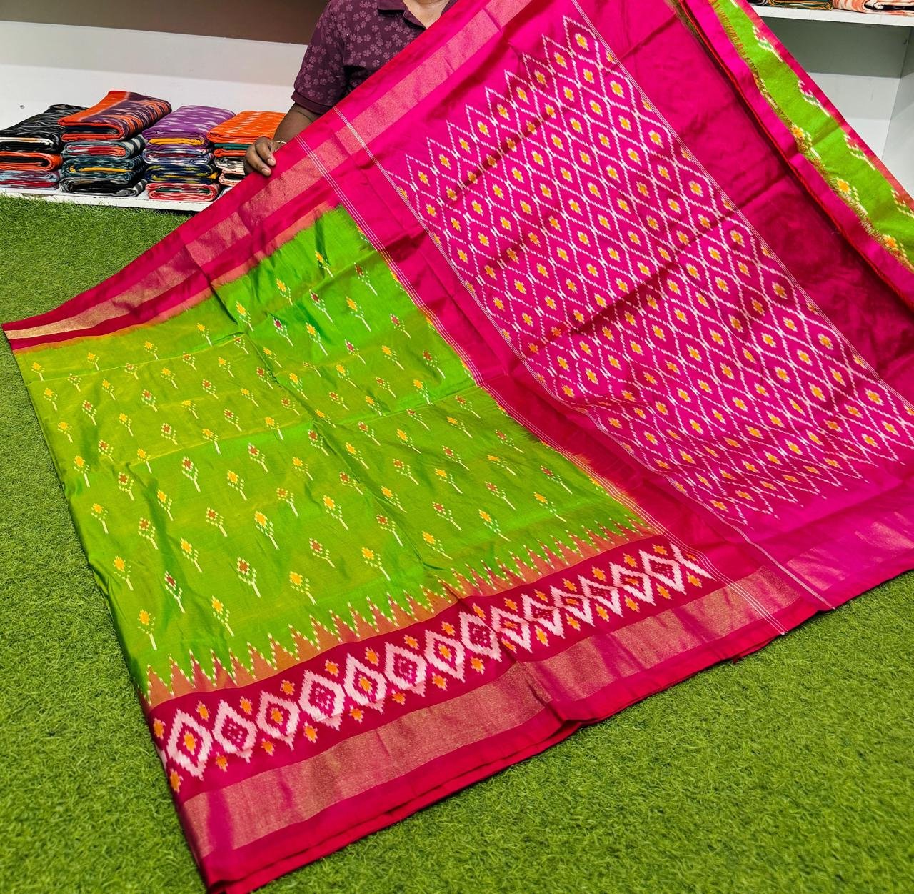 Light Weight Silk Saree - PSRGY25-LSWBDTDDC-30