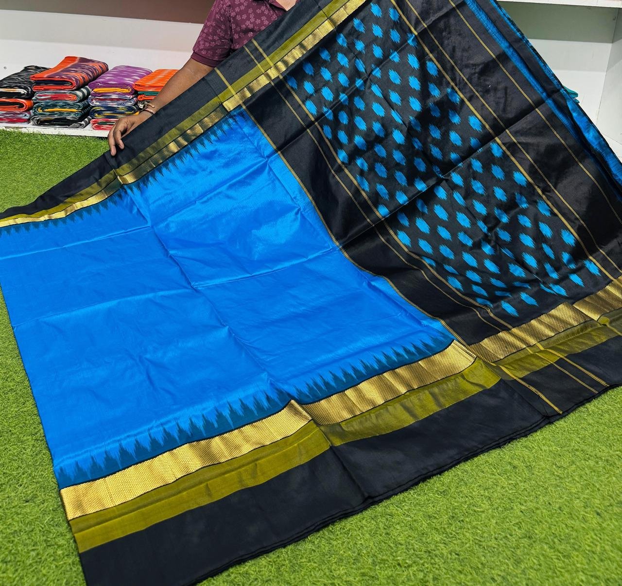 Light Weight Silk Saree - PSRGY25-LSWBDTDDC-31