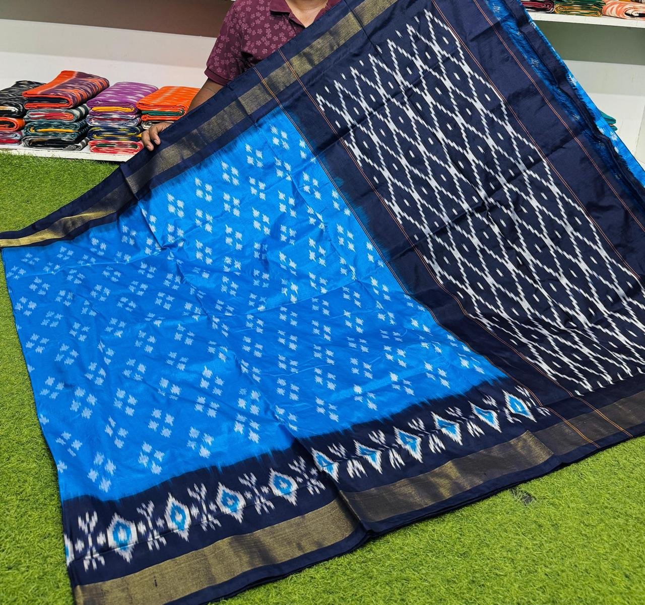Light Weight Silk Saree - PSRGY25-LSWBDTDDC-33