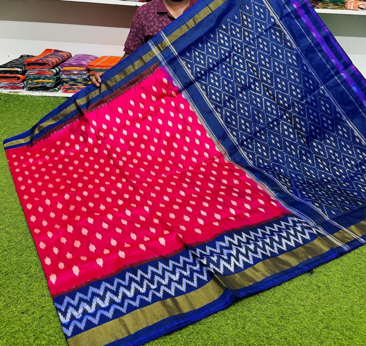Light Weight Silk Saree - PSRGY25-LSWBDTDDC-38