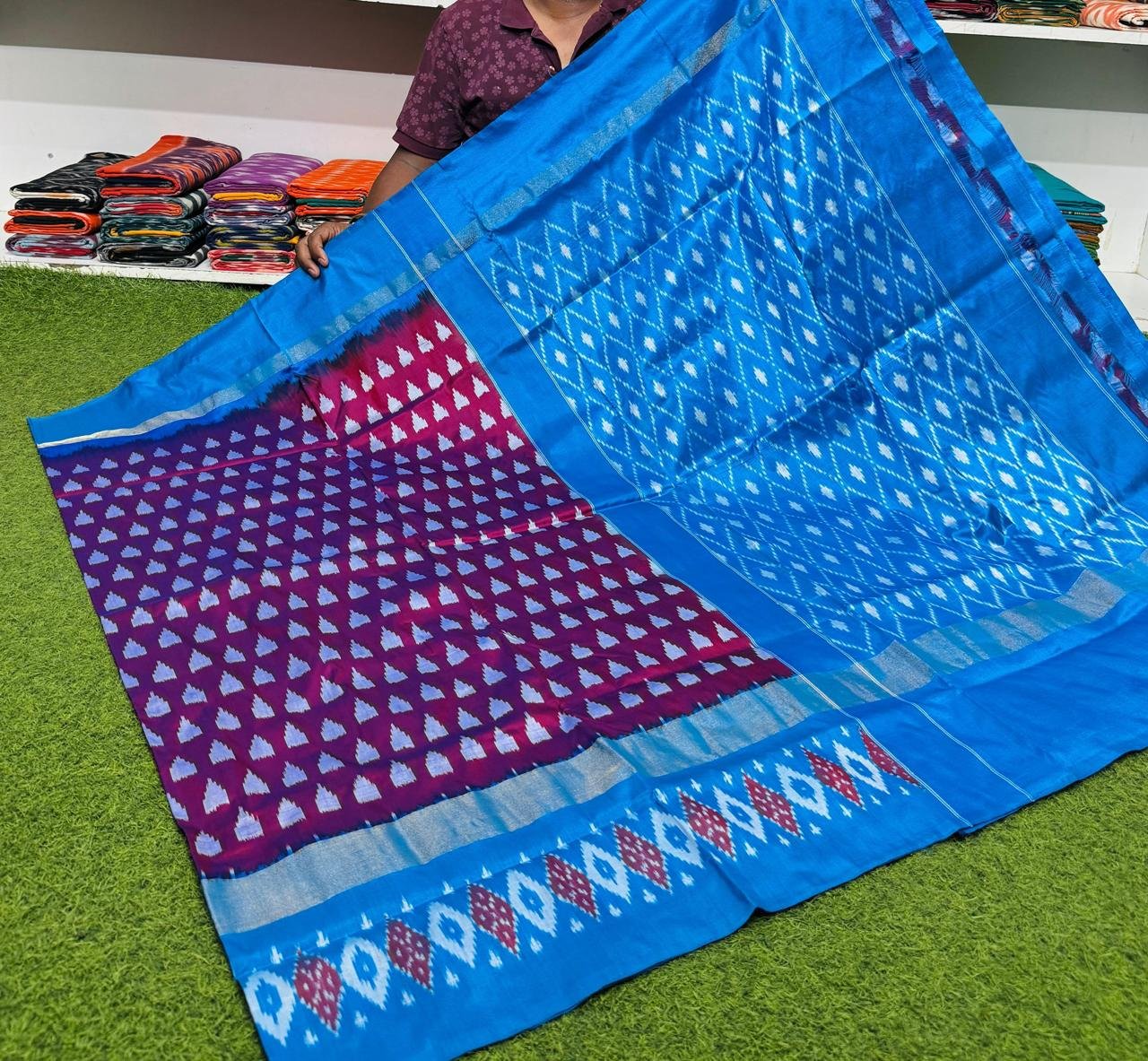 Light Weight Silk Saree - PSRGY25-LSWBDTDDC-41