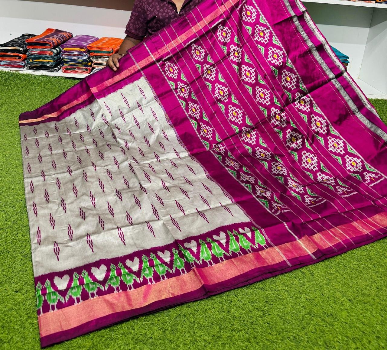 Light Weight Silk Saree - PSRGY25-LSWBDTDDC-42