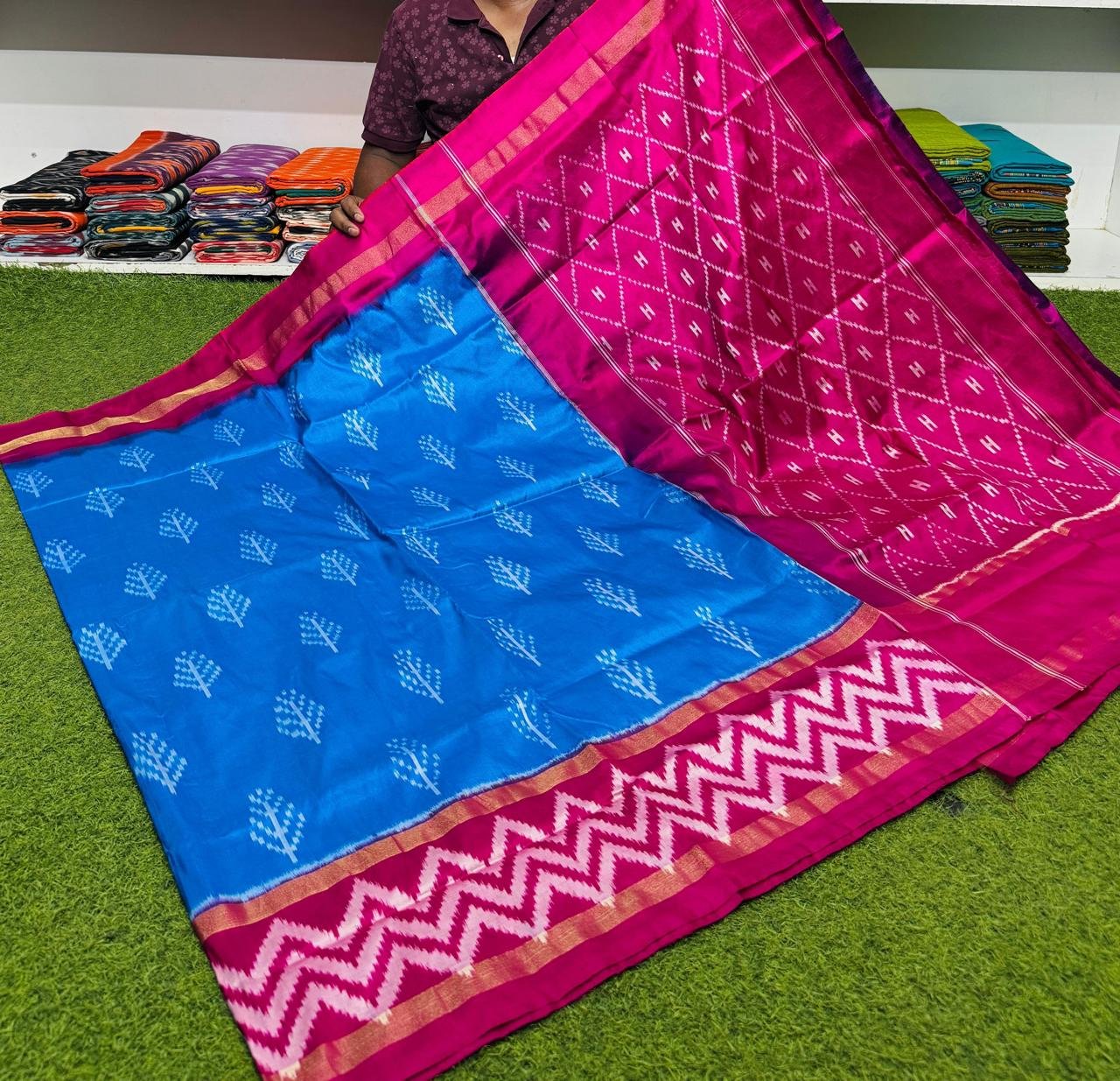 Light Weight Silk Saree - PSRGY25-LSWBDTDDC-43