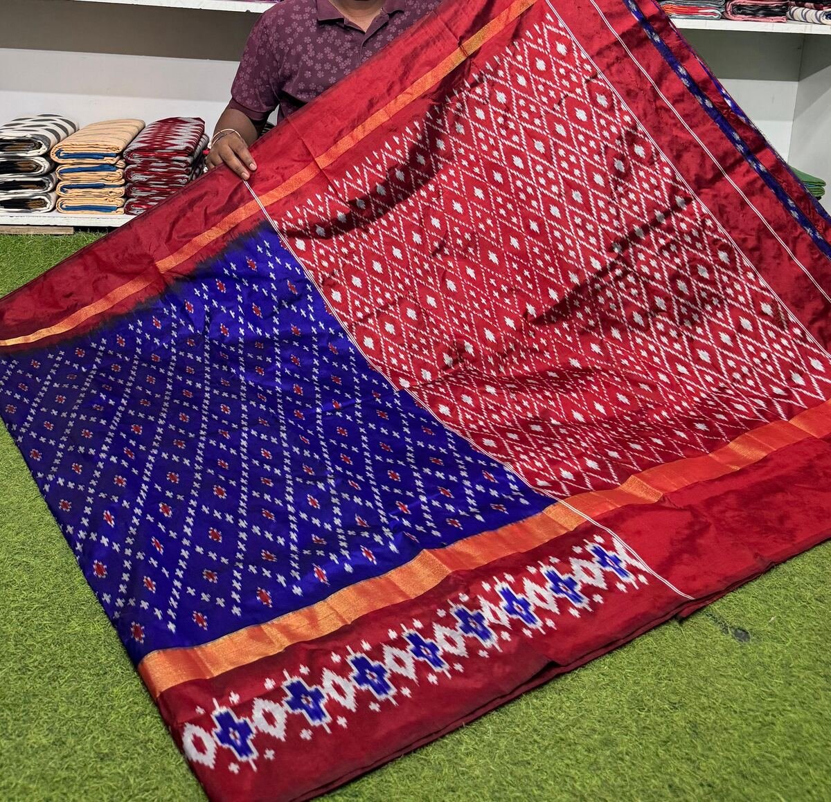 Light Weight Silk Saree - PSRGY31-LSWBDTDDC-04