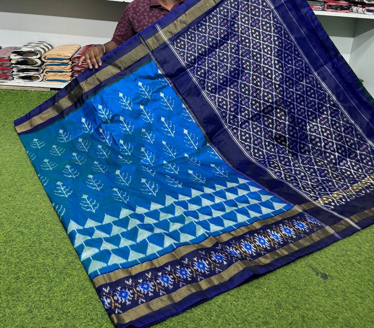 Light Weight Silk Saree - PSRGY31-LSWBDTDDC-07