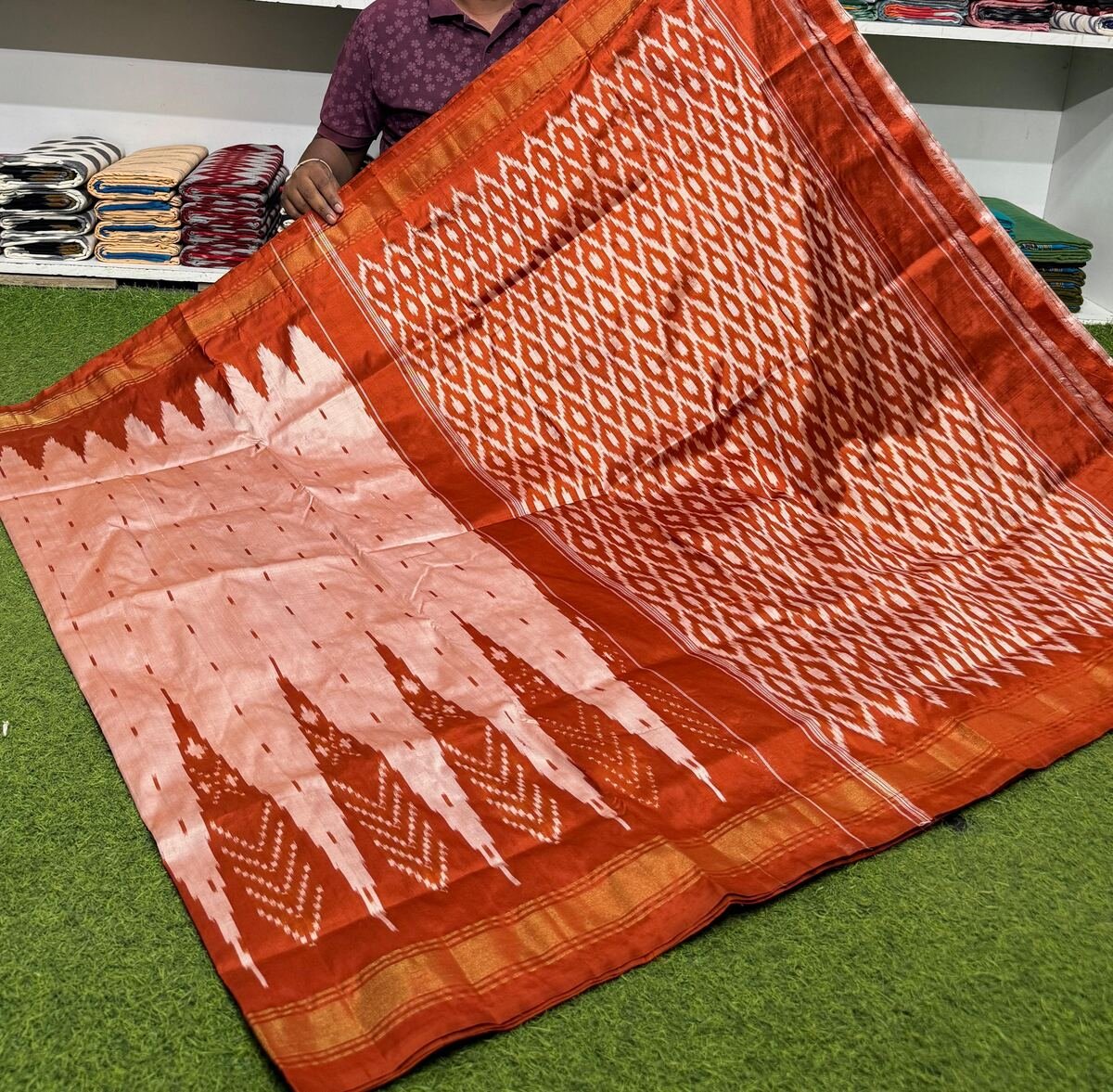 Light Weight Silk Saree - PSRGY31-LSWBDTDDC-08