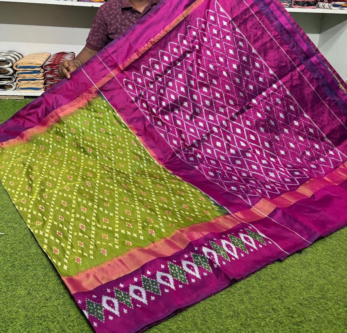 Light Weight Silk Saree - PSRGY31-LSWBDTDDC-13