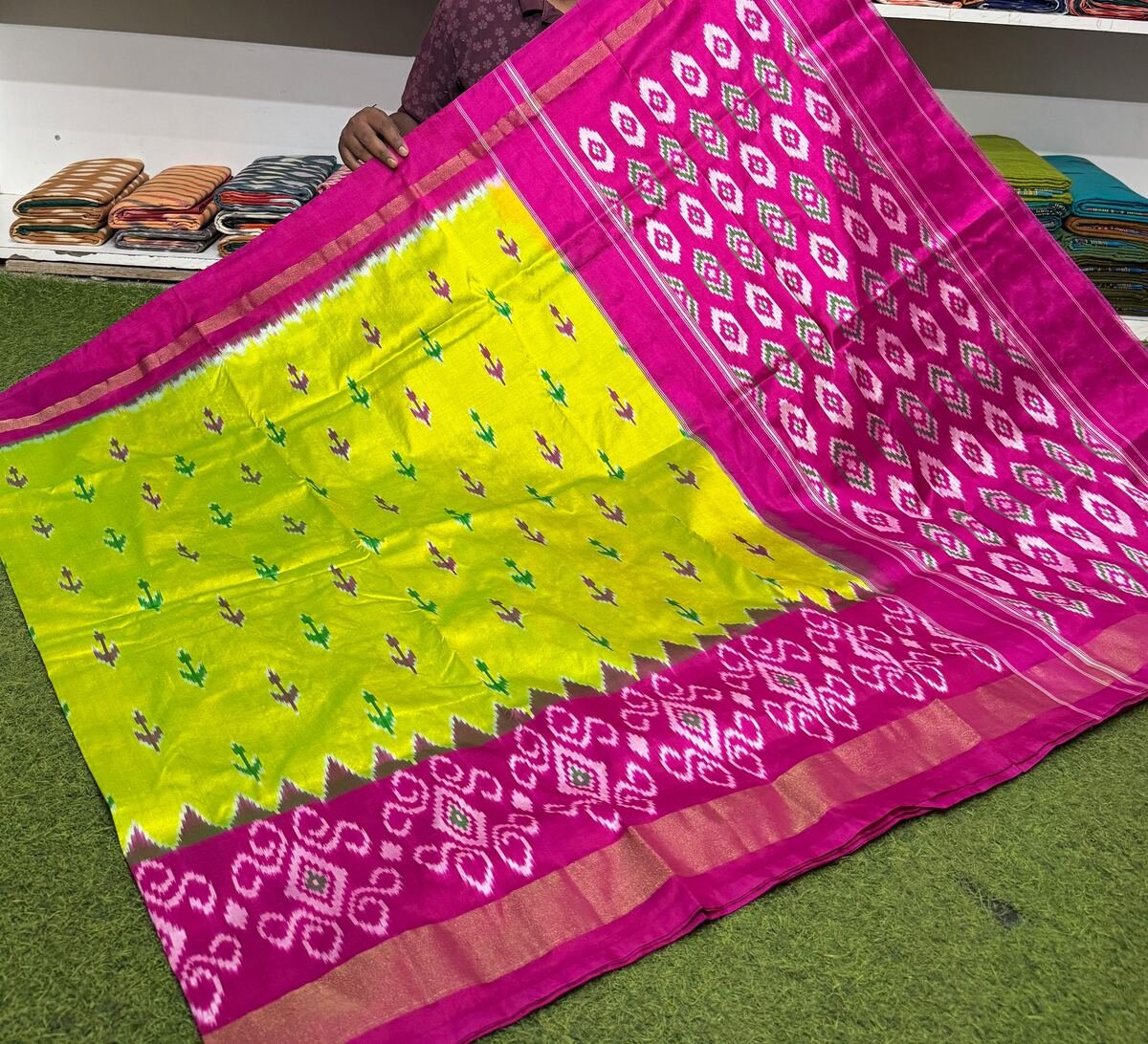 Light Weight Silk Saree - PSRGY31-LSWBDTDDC-15