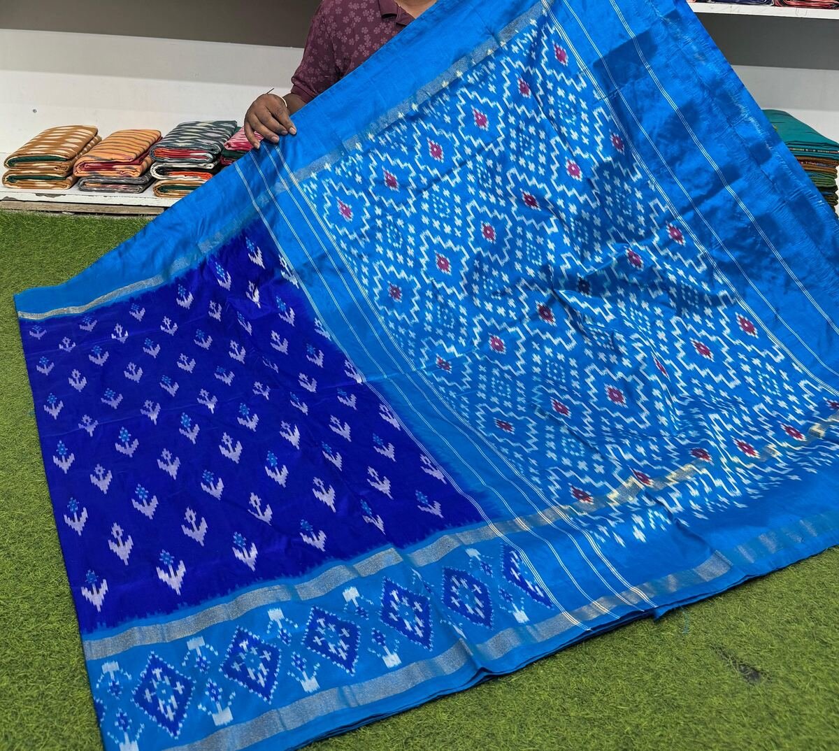 Light Weight Silk Saree - PSRGY31-LSWBDTDDC-16
