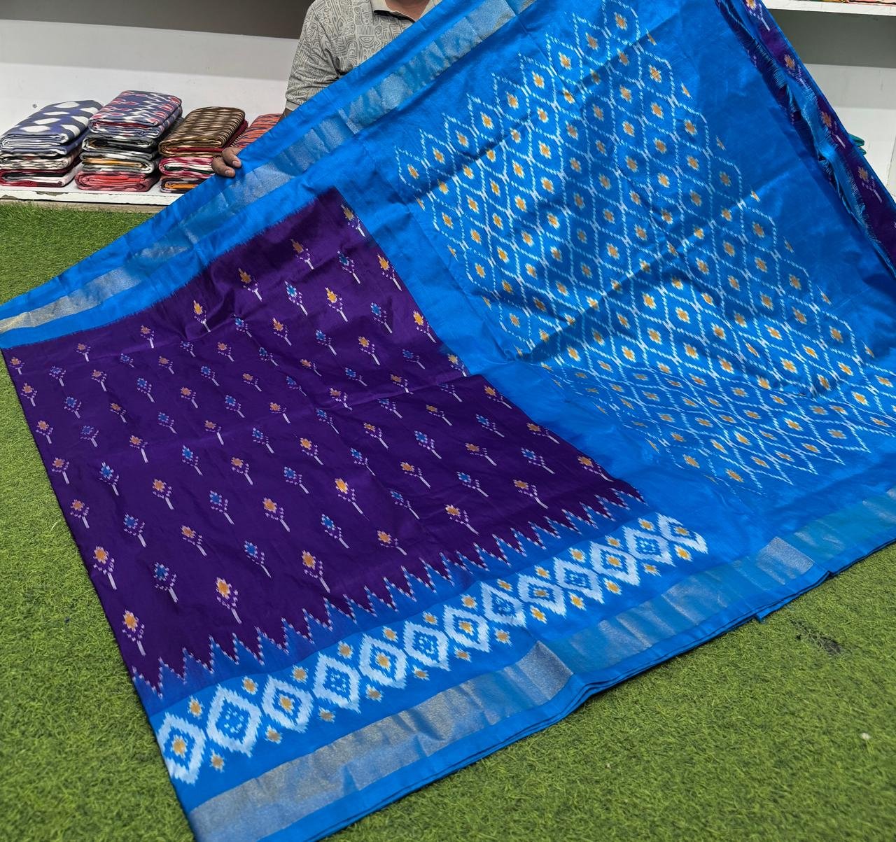 Light Weight Silk Saree - PSRGY31-LSWBDTDDC-18