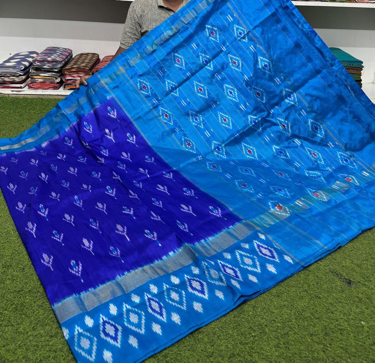 Light Weight Silk Saree - PSRGY31-LSWBDTDDC-24