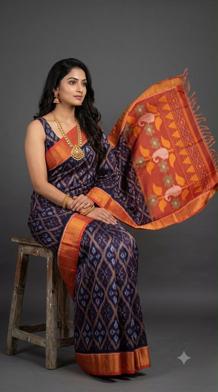 Sico Saree - PKHSG10-ISCSDEEDC-40
