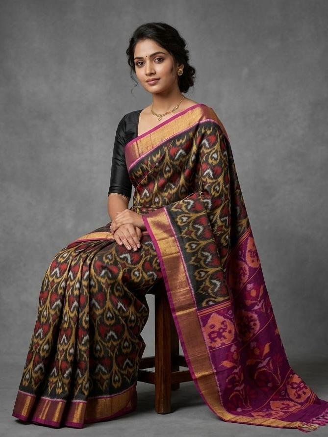 Sico Saree - PKHSG13-ISCSDEEDC-16