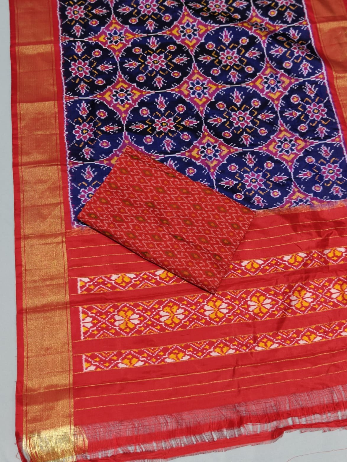 Silk Dupatta Sico Top - PPISY14-SDSTDFBCC-01