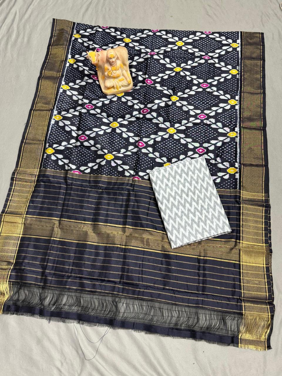 Silk Dupatta Sico Top - PSRGY16-SDSTCFTDD-15